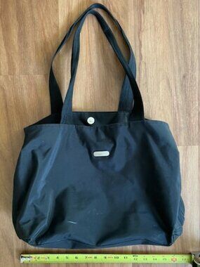 Baggallini black microfiber travel tote/organizer